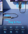 Long Range Wireless HDMI Transmitter And Receiver Kit 328ft Dual Band 5G And 2 4G Cable-Free Plug And Play with laptop and TV