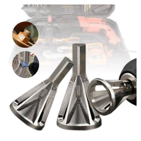 Hands Down Top Notch Chamfering Tool To Knock Out Stubborn Burrs And Smooth Rough Edges Real Fast With A Rock Solid Knurled Grip and Hex Shank.