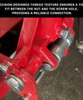 2 Pcs Heavy Duty Car Floor Jack Handle Bolts Securing Pressure Rods Solid And Holding Hydraulic Jacks Locked Up Tight For No Hassle Lifting In Any Weekend Shop Setup, showing precision fit.