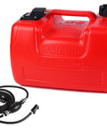 EPA Certified 3 Gallon Marine Gas Tank With Leak Resistant Portable Storage For Boating Outboard Motors And Outdoor Power Equipment Built In Flame Mitigation Device For Safe Transport And Evaporation Control, red tank with hose