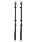 Replacement Cheek Pieces for English Bridle, Hook Fastening, Half Inch 13mm Leather, Vegetable-Tanned Leather Pair