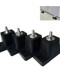 Heavy Duty Air Conditioner Mounting Rubber Pads Bracket For Outdoor Units Mini Split HVAC Central AC Condensers Pack Of 4