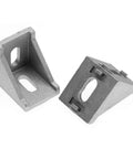L Shaped Aluminum Corner Brackets 25 Pcs Pack Heavy Duty Right Angle Braces For DIY Projects cast aluminum shelf support