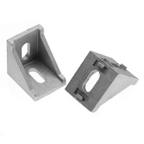 L Shaped Aluminum Corner Brackets 25 Pcs Pack Heavy Duty Right Angle Braces For DIY Projects cast aluminum shelf support