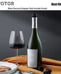 Keep Your Wine Fresh With Silicone Vacuum Stoppers No Fuss Reusable Bottle Sealer Set Wine Saver Vacuum Sealers 12 Pack Black