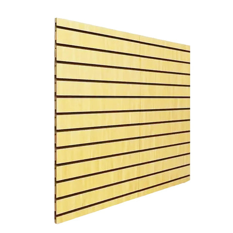 24 By 36 Inch Maple Slatwall Panel for Home Garage and Retail Display Flexible Wall Organizer with Slatwall Accessories Like Hooks Shelves Brackets
