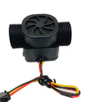 Compact Nylon Three Quarter Inch DN20 Hall Effect Water Flow Sensor With Liquid Level Switch No Frills Easy Install Mini Turbine Flowmeter