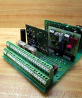 Rock Solid C Power Supply LS 0248 C 029915 on workbench, electronics lab use, extensive terminal connections visible
