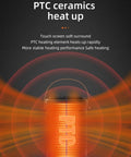"PTC heating element in Portable Indoor Space Heater 1500W With Thermostat And 12 Hour Timer, 70 Degree Oscillation"