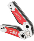 Heavy Duty Welding Magnet Holder With Dead On 20 To 200 Degree Pivot For Tough Metal Fab Jobs That Need Rock Solid Alignment Every Single Time You Strike The Arc, adjustable angle design.