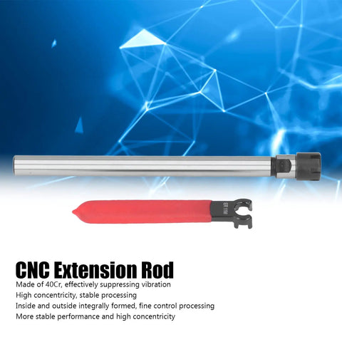 Shank Extension Rod For CNC Milling Lathe ER11M Collet Chuck Pro Grade Heavy Duty 150mm Length 16mm Head Diameter tool