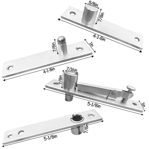 Hidden Pivot Hinges Stainless Steel For Wood And Secret Doors With 360 Degree Rotation Heavy Duty Invisible Hardware