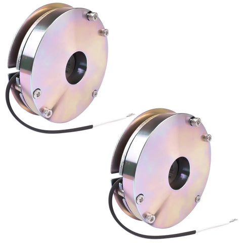 Heavy Duty Electric Brake Kit Two Pack For JLG Vertical Mast Lifts Seamless 7024772 Replacement, metallic brake assemblies.
