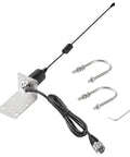 Go-To VHF Marine Radio Antenna 156-163MHz With PL259 Connector And 16.5ft Low-Loss Coax Cable 50W Max 2.5dBi Gain with mounting bracket