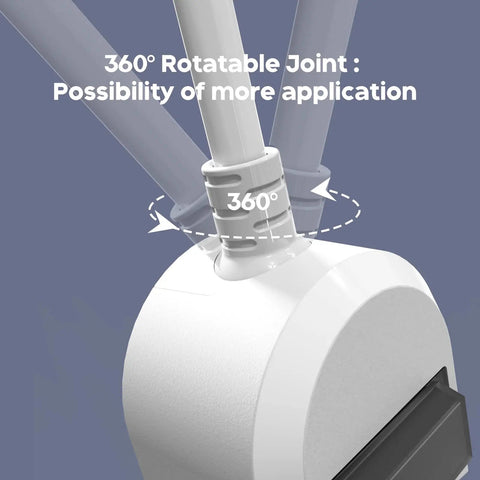 360° rotatable joint of outdoor weatherproof power strip for versatile use