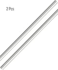 Rugged 6063 T5 Aluminum Round Tube 12mm OD, 3mm ID, 300mm Length, Two Pack Seamless Pipe For Frames And DIY Builds