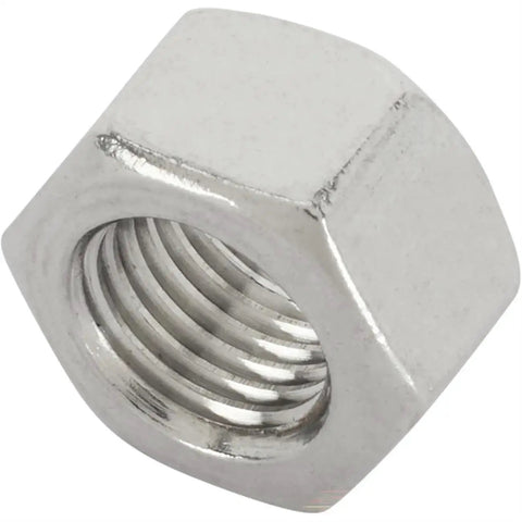 Stainless Steel Jam Nut Three Eighths Inch Left Hand Fine Thread Lock Nut For Heim Joints Rod Ends Tie Rod Ends Clevis Fittings And Suspension Hardware Built For Solid Adjustments And Rugged Vibe Control visible threaded stainless jam nut