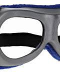 Legit Hardcore Laser Safety Glasses With Clear Silver Frames Serving OD 8 Plus Wavelength Protection And 91 Pct Visible Light Transmission For Serious Lab Work, side view showing flexible fit and cushioning.