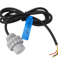 Tough IP68 Ultrasonic Distance Sensor With Rock Solid Output For Robot Obstacle Avoidance And Parking Spot Detection Waterproof For Underwater And Outdoor Use For Industrial And Hobby Projects shown with attached cable