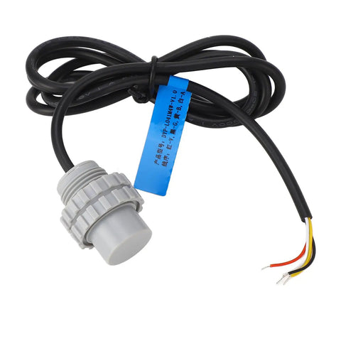 Tough IP68 Ultrasonic Distance Sensor With Rock Solid Output For Robot Obstacle Avoidance And Parking Spot Detection Waterproof For Underwater And Outdoor Use For Industrial And Hobby Projects shown with attached cable