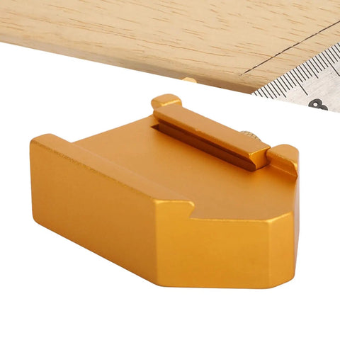 Woodworking Ruler Locator And Aluminum Alloy Marking Gauge Pro Grade 45 Degree Angle Line Scribe Tool with steel ruler