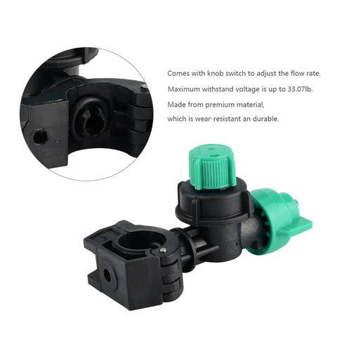 Durable Spray Nozzle For Agricultural Crops And Garden Pesticides With Adjustable Flow Rate Knob Wear Resistant Material Easy To Use