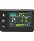IP65 Rated LCD Display Panel For Electric Vehicles And E Bikes, Backlit Multi Function Digital Meter With Speed, Battery Level