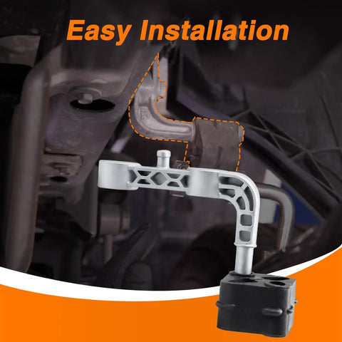 Reinforced Exhaust Muffler Hanger Bracket Kit With Rubber Isolators for Ram 1500 rear installation guide example