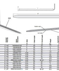 Heavy Duty Magnetic Fork Covers 6X96 Inches Rock Solid Load Bed Protection diagram showing dimensions, materials, and specifications.