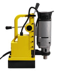 Pro Level Magnetic Drill Press With 1200 Watt Motor And Kickass 12000 Newton Suction Force To Lock Onto Steel and Crush Metals Smooth As Butter.
