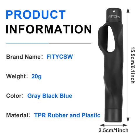 Right Handed Golf Grip Trainer For Golfers, Swing Training Aid To Improve Hand Position, TPR material, dimensions 15.5cm x 2.5cm