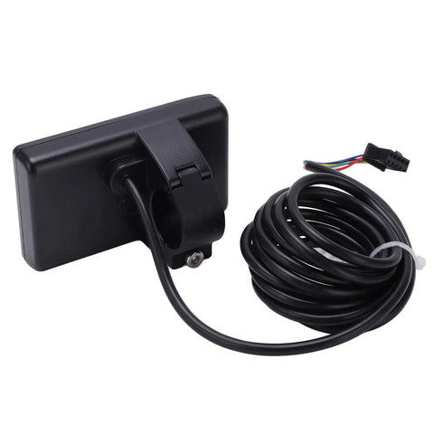 Dope S866 Bike Computer With LCD Display For 24V 36V 48V Electric Scooters And Bikes, Speedometer And Odometer, Plug Ready, 22mm Handlebar Fit, Black, Easy Readout For Road And Mountain Rides