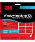 Indoor Window Insulation Kit For One Window 6 Ft 8 In By 19.5 Ft No Sweat Install Keeps Cold Air Out And Warm Air In With Heat Shrink Film And Scotch Window Film Mounting Tape Reduces Drafts Condensation And Energy Costs packaging