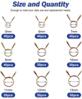 310 Piece Hose Clamp Set With 9 Sizes From 5 To 13 mm Galvanized 65Mn Spring Clips For Fuel Lines And Tubing Solid Must Have Clamps