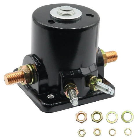 Starter With Relay Replacement For Johnson And Evinrude Outboards 85HP To 140HP with solenoid relay and hardware parts