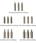 20 Piece Stainless Steel Glue On Field Points For Target Arrows Built Tough For Bamboo Wooden Fiberglass And Carbon Arrows