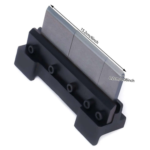 Magnetic Vise Mount Brake Bender for Metalworking, heavy duty cast steel tool for bending steel, copper, aluminum sheets up to 6in width.
