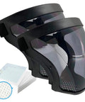 Clear Face Shield PPE Full Plastic Guard Anti Fog Reusable For Adults, High Definition Visibility, Replaceable Filters