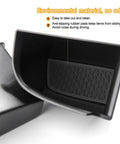 Close-up of 4 Piece Mazda 3 CX30 Door Grab Handle Set With Armrest Cover And Storage Organizer Tray, showing rubber pad feature, left-hand drive model