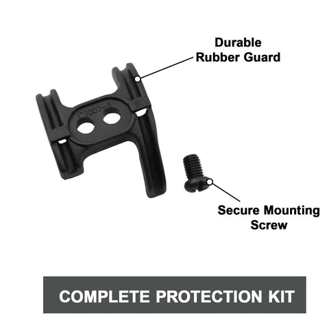 Durable rubber guard and screw in 2 Pack Bike Bottom Bracket Cable Guide Set With Anti Friction Cable Holder And Mounting Screws