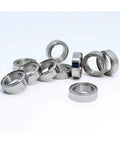 Miniature Ball Bearing Kit Ten Pack MR128ZZ ABEC Five Chrome Steel 8x12x3.5mm High Precision Bearings