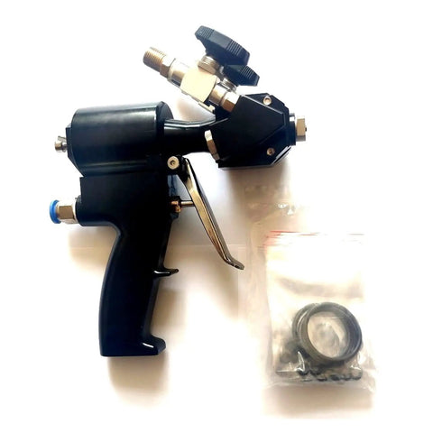 Professional PU Foam Spray Upgrade Gun With Air Purge Valve And Rugged Carrying Case for efficient polyurethane application.