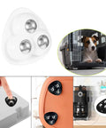 Set Of Eight Heavy Duty Self Adhesive Castor Wheels Providing Slick Three Sixty Degree Spin for furniture and appliance mobility upgrades.