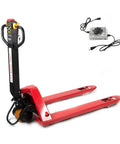 Heavy Duty 4,400 Lb Capacity Electric Pallet Truck With Lithium Ion Battery Walk Behind Pallet Jack for warehouses and factories.