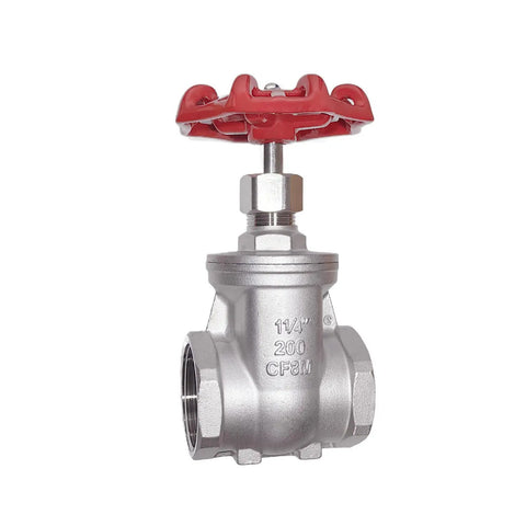 Beefy Stainless Steel Gate Valve 304 DN32 One And A Quarter Inch NPT Female Thread Rotary Globe Valve for control