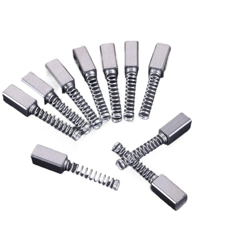 10Pcs Carbon Brushes 5.5x6x12mm Fits Replacement Accessories For Electric Motors Durable Conductivity Ideal Replacement Parts