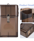 Heavy Duty Outdoor Ev Charger Socket Case Weatherproof Plug Protector Built Tough Rain Shield Box with locking latch detail.