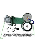 Plug And Play Dual Head Gem Polishing Machine With 250 Watt Motor For Stone Faceting and Flat Grinding Featuring 6 Inch And 8 Inch Compatible Discs for Smooth Results Daily, top view.