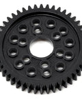 116 Series 46 Tooth Spur Gear In 32 Pitch Brown For RC Cars And Trucks Rugged Alloy Build Precise Fit High Torque
