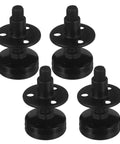 Heavy Duty Adjustable Furniture Leveling Feet Four Pack With Three Eighths Inch Thread for cabinets workbenches office tables